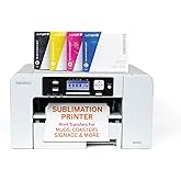 Sawgrass SG500 Sublimation Printer Bundle with Anti-Clog Technology | Only Printer Designed Exclusively for Sublimation | Includes 31mL SubliJet UHD Inks & TruePix Paper | Wi-Fi