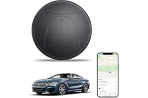 FEGERMAN Mini GPS Tracker for Vehicles - Magnetic Real-Time GPS Tracker,Tracking Devices for Cars Hidden,Global Coverage Location Tracker for Kids,Dogs,Trucks/Person,No Subscription Required/No Monthly Fee