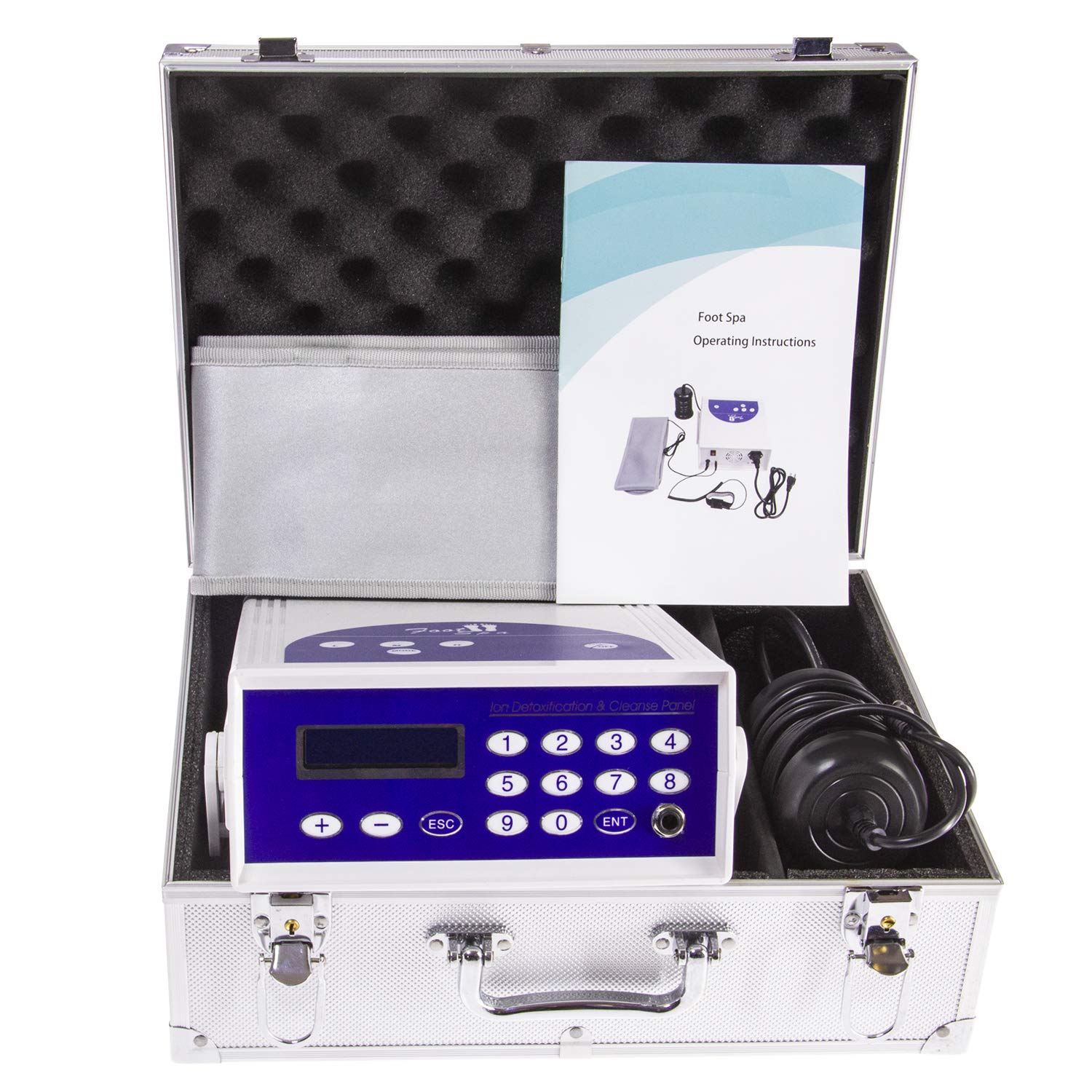 Ionic Detox Foot Bath Machine, Foot Detox Machine Ionic Detox Foot SPA System with Wrist Strap, Far Infrared Waistbelt and Array As Holiday Gift: Beauty