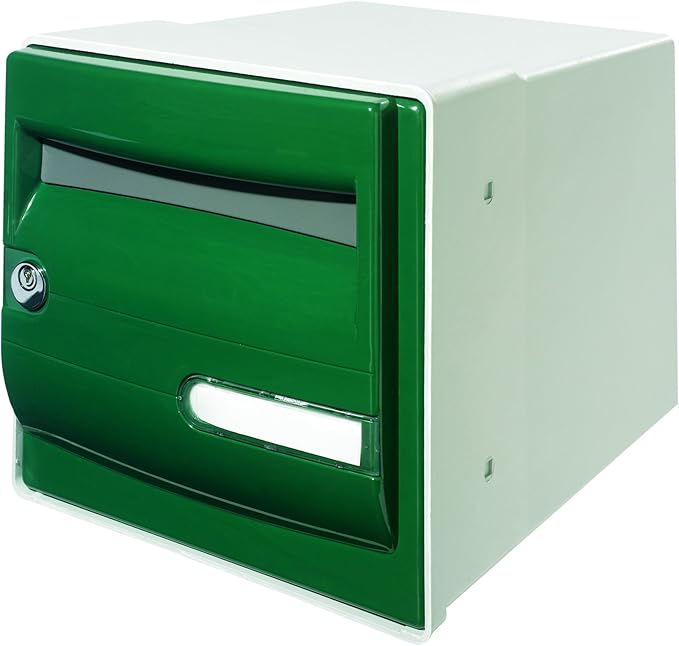 Boite Aux Lettres 2 Portes Amazon Corail 0811042 Boîte aux lettres extérieure avec porte en Vert: Amazon