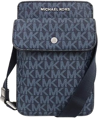 Amazon マイケルコース Michael Kors バッグ ショルダーバッグ 37f0lacc1b アドミラル ペールブルー アクセサリーズ シグネチャー スリム フォン クロスボディー メンズ レディース アウトレット品 ブランド 並行輸入品 Michael Kors マイケルコース
