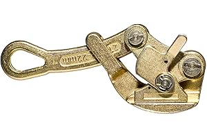 CBI Pipe & Supply Cable Puller Tool - Steel Rope Jaw Puller for Wire Rope - Forged Steel with 4000lb Capacity - Wire Grip Versatile & Durable Solution - Pulling Cable Grab Sized (5/32"-7/8")