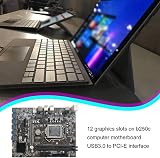 Dasertoe B250C Mini Motherboard 12 GPU PCIe USB3.0 LGA1151 DDR4 Mining view 6