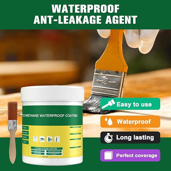 300G INVISIBLE WATERPROOF AGENT, WATERPROOF ANTI-LEAKAGE AGENT,ROOF LEAK SEALING ADHESIVE， INVISIBLE WATERPROOF SEAL, SEALANT PASTE COATING NO POUNDING BRICK LEAKAGE