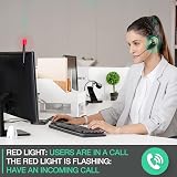 Yealink BLT60 Busylight for WH62 WH63 WH64 WH68 MP50 USB Teams Phone view 2