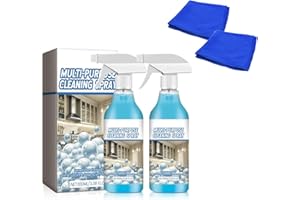 Multi-Purpose Handheld Degreaser Grime Remover Spray for Home Family Easy-To-Use Rust Remover for Kitchenware (2 PCS)