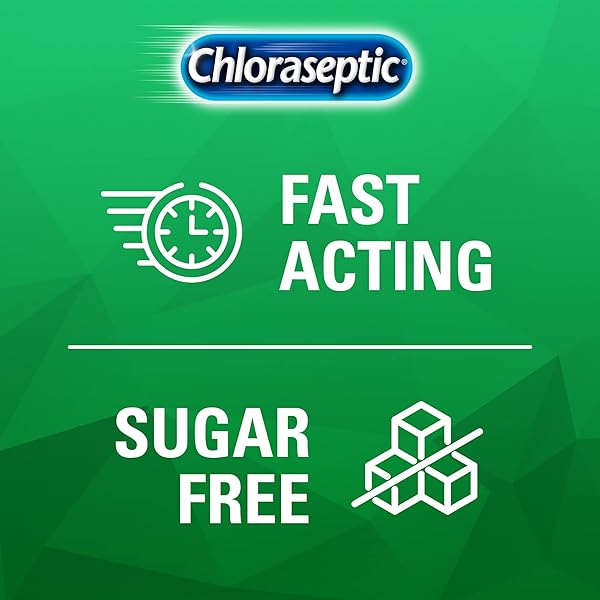CHLORASEPTIC SUGAR-FREE SORE THROAT RELIEF SPRAY, MENTHOL, SPRAY SOOTHES THROAT PAIN IN SECONDS, 6 FL OZ