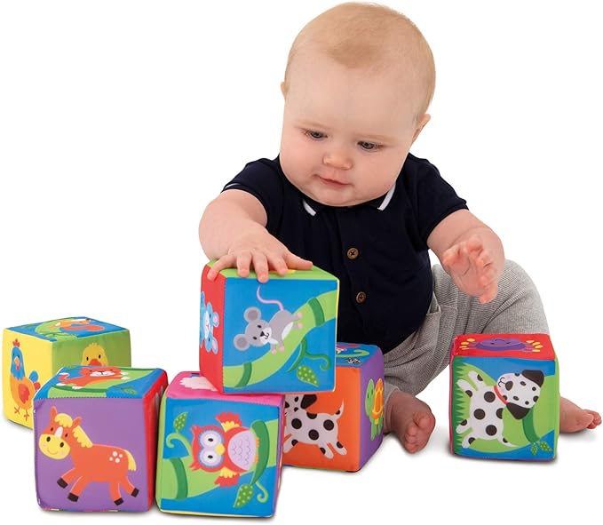 baby boy playing toys