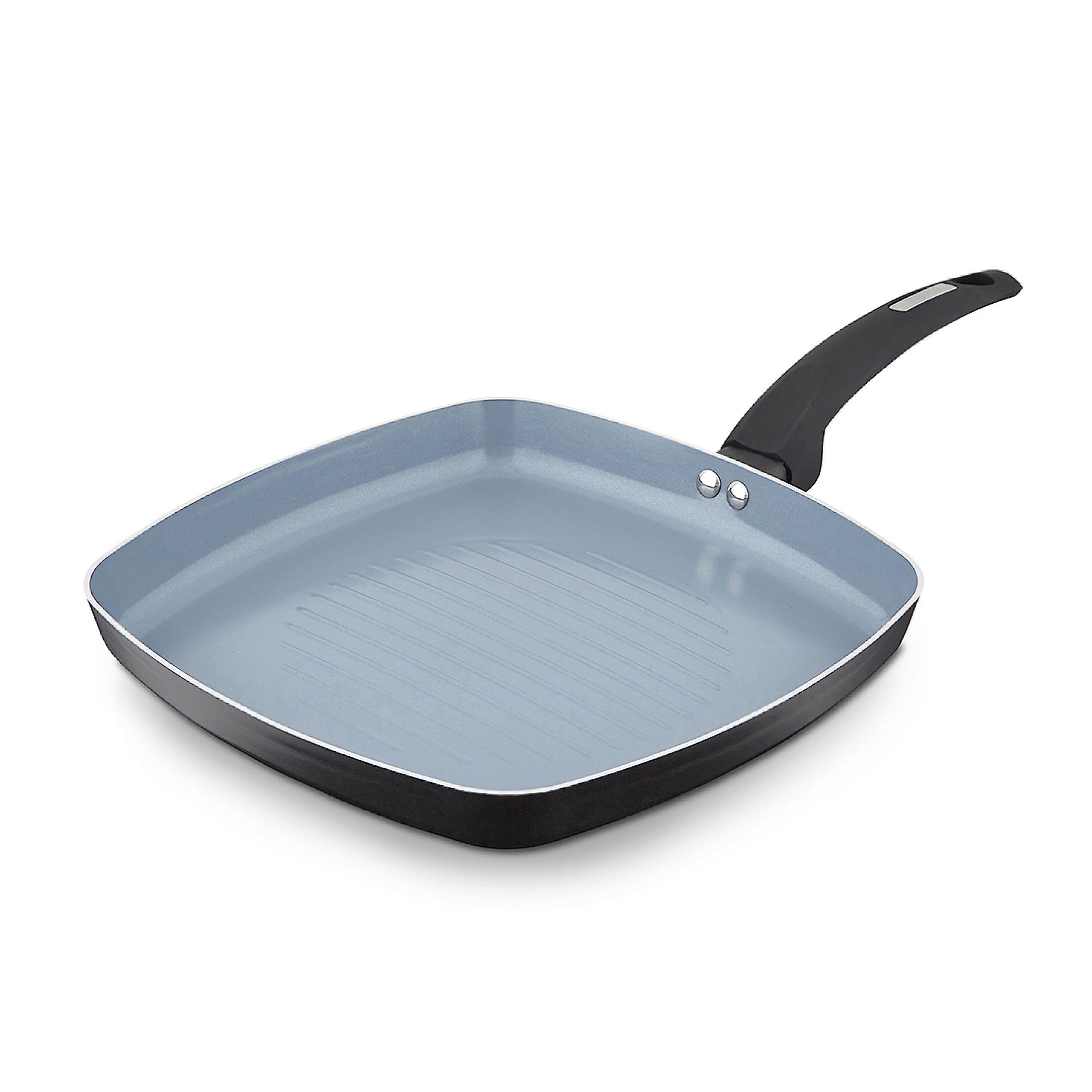 Tower Cerasure 28cm Grill Pan with Non-Stick Coating, Suitable for All Hob Types, Graphite — image 1