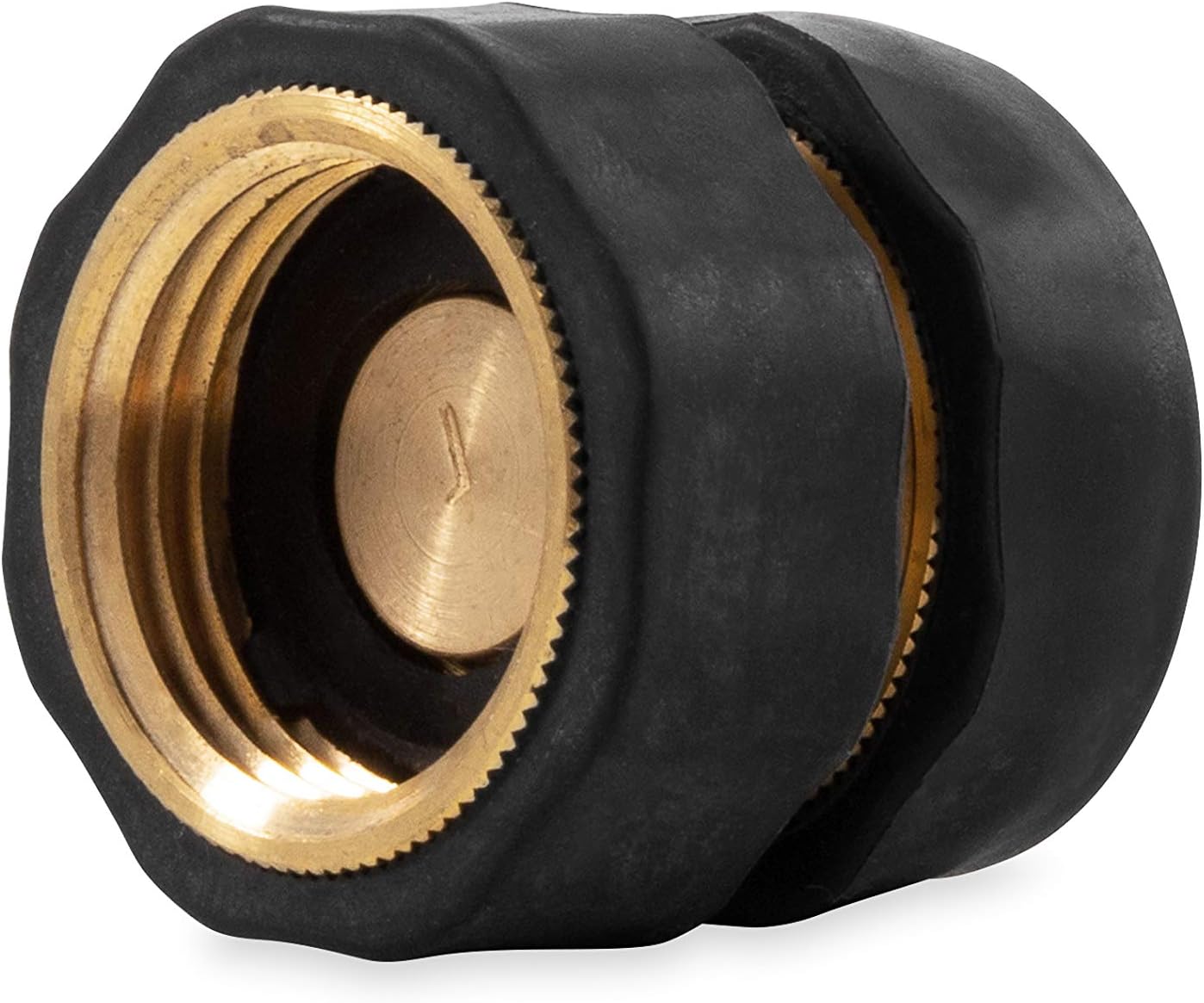 Camco 5/8" Brass and Steel Quick Hose Disconnect - Connect and Disconnect Between Multiple Hose Attachments | Automatic Shut-Off When Disconnected | 1 Female & 3 Male Fittings - 4 Pack - (20136): Automotive