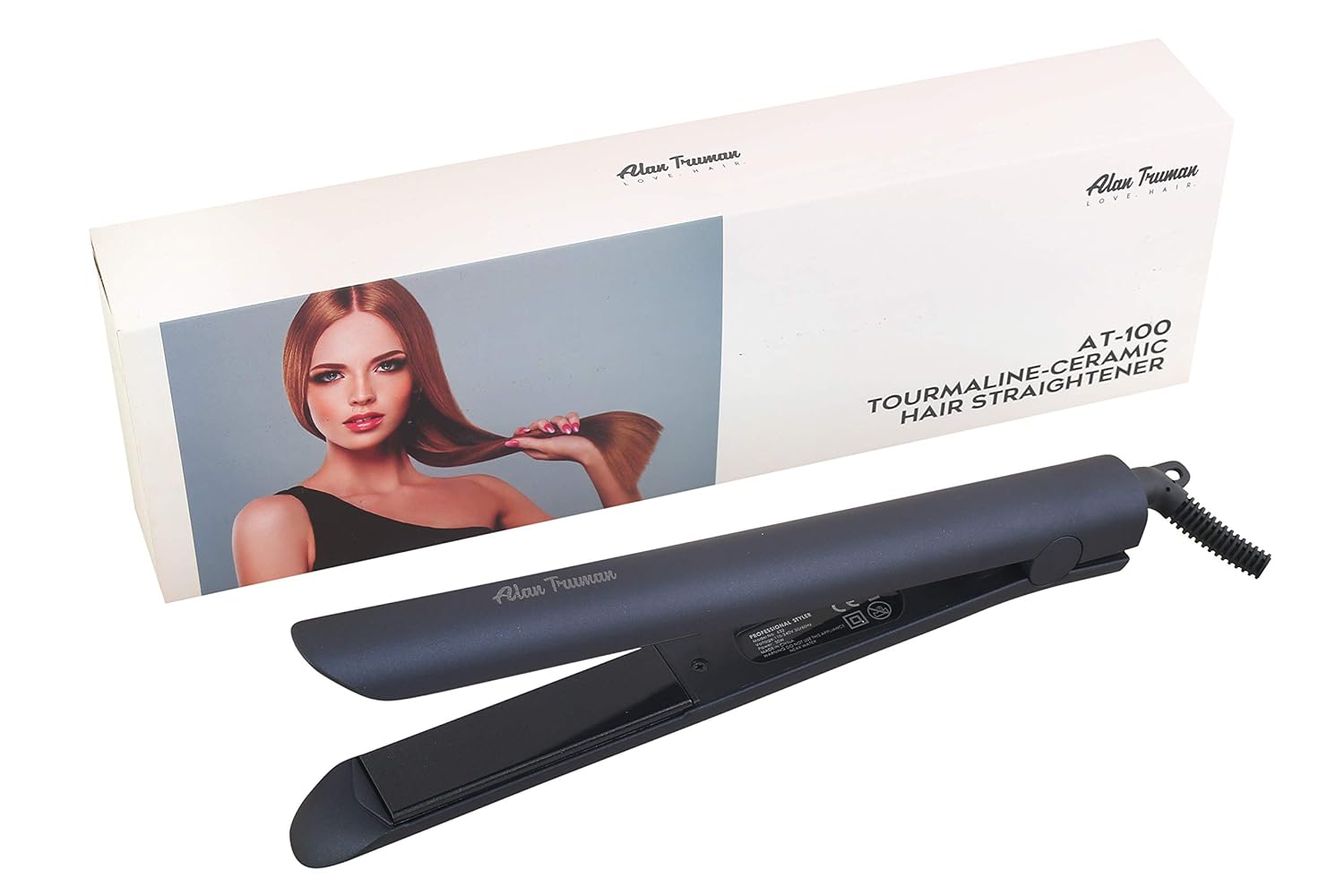 alan truman professional mirror titanium straightener