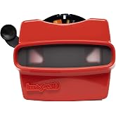 IMAGE3D Custom Viewfinder Reel Plus RetroViewer - for Kids, &amp; Adults, Classic Toys, Slide Viewer, Retro, Vintage, May Work in Old Toys (Red)
