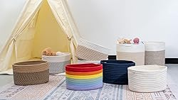 CubesLand Woven Basket for Organizing/Storage, Cube