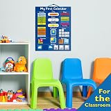 Fridge Magic Interactive Magnetic Learning Calendar Blue 40x32 cm view 5