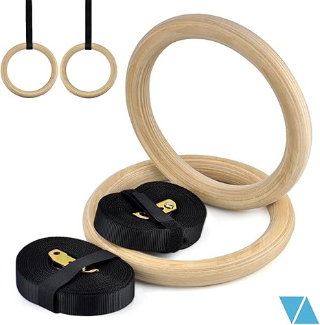 Gymnastic Rings - Anillas de Gimnasia de Madera Olímpicos ...