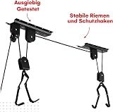 PRO BIKE TOOL Ceiling Mount Pulley System - Heavy Duty Garage Bike Hoist view 5
