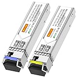 BLIYEE 1 Pair 1.25G Single Mode SFP LC Module