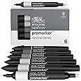 Winsor & Newton ProMarker Set, 6 Count, Neutral Tones