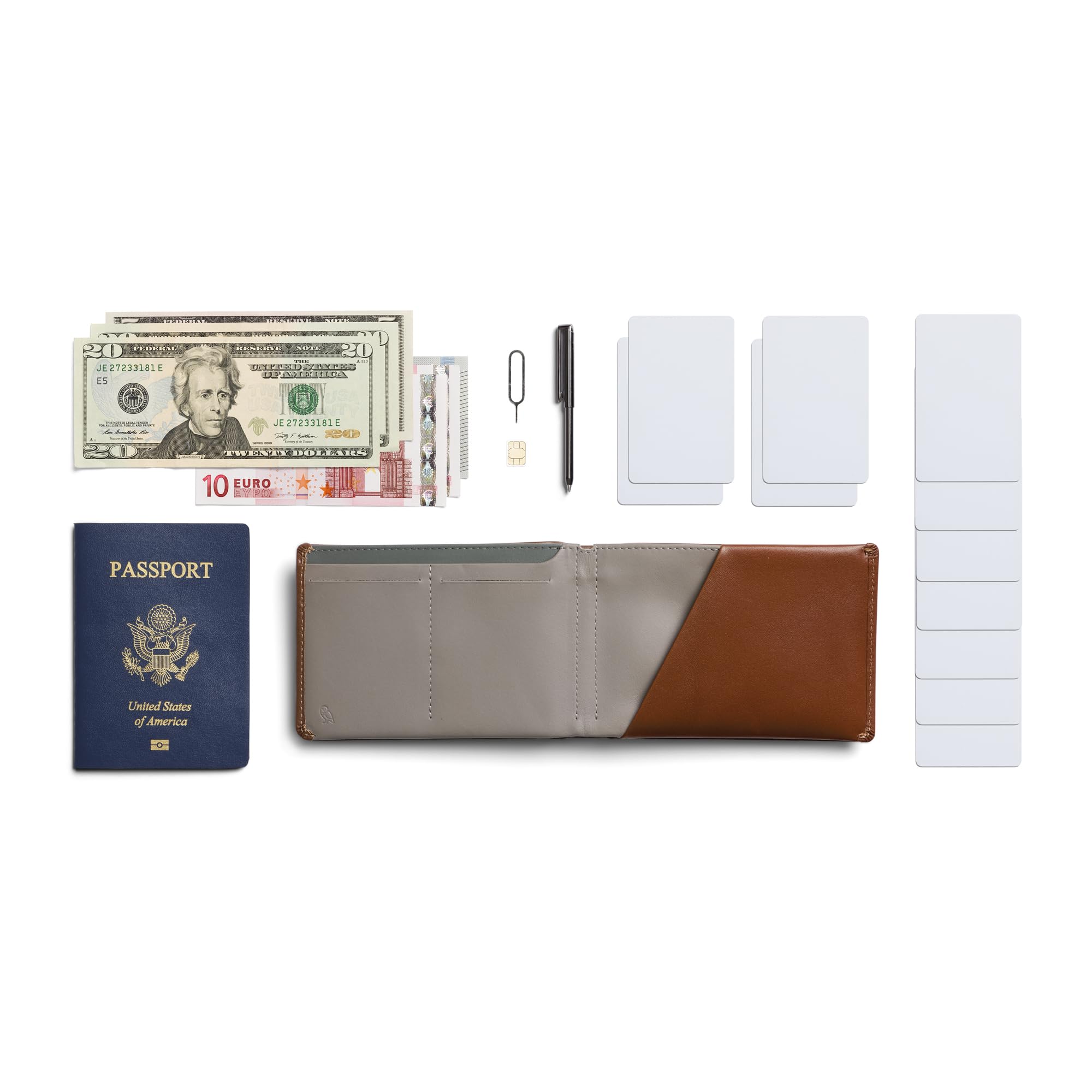 Bellroy Travel Wallet, travel document holder (Passport, tickets, cash, cards and pen) -