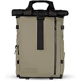 WANDRD PRVKE Lite: Weather-Resistant Travel & Camera Backpack with Laptop Sleeve, Quick Side Access, Clamshell Opening – Ideal Photography & Travel Bag (Yuma Tan)