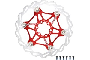 DJC Bike Brake Disc Rotor MTB Floating Brake Disc 160mm 180mm 203mm with 6 Bolts Road Bike MTB BMX Steel Aluminum Brake Disc 