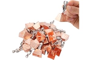 DANHMAO 28 Pcs Fishing Bells Fishing Pole Catfish Bell Fishing Alarms for Fishing Rods for Angling Rod Tips