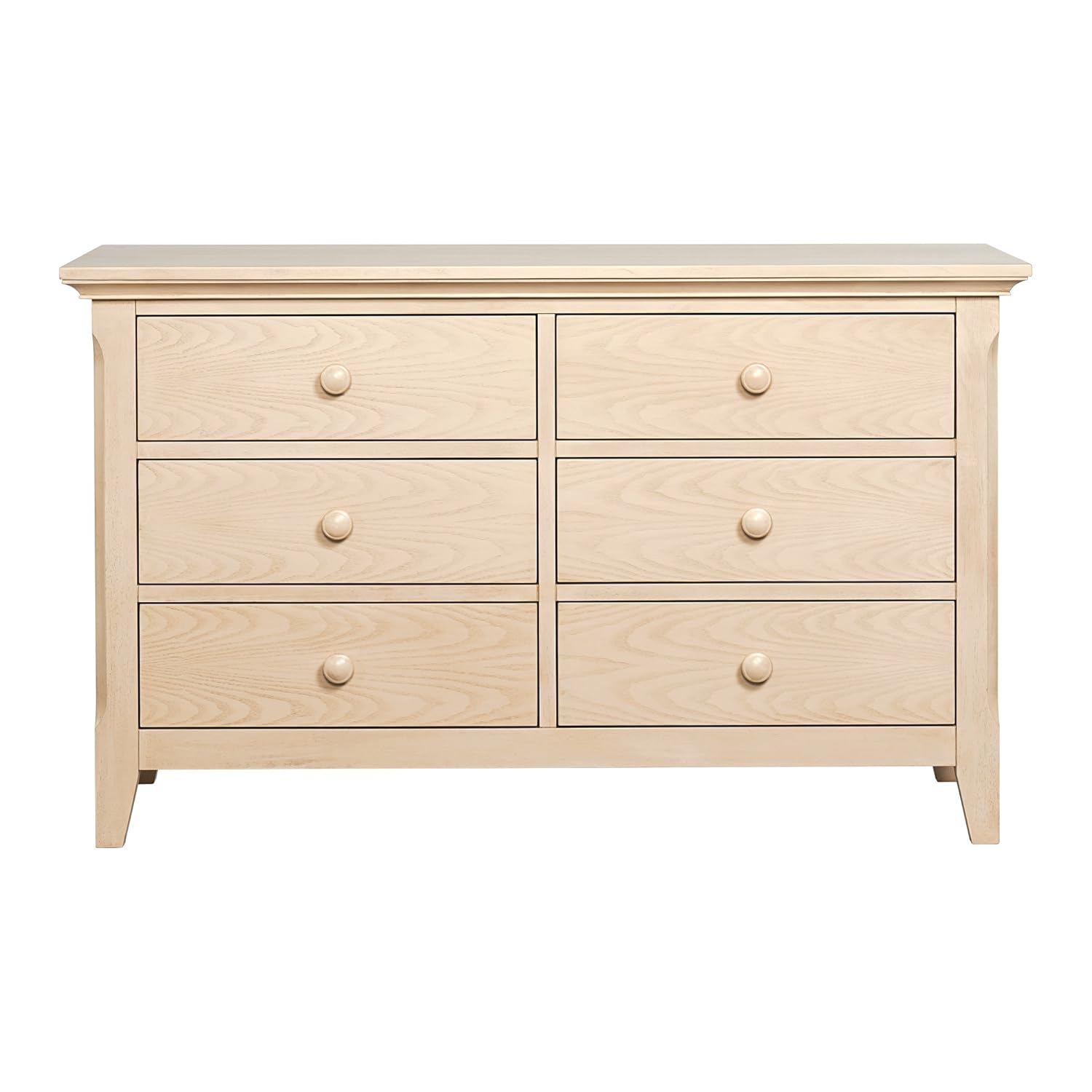Baby Cache Overland 6 Drawer Double Dresser in Sandstone
