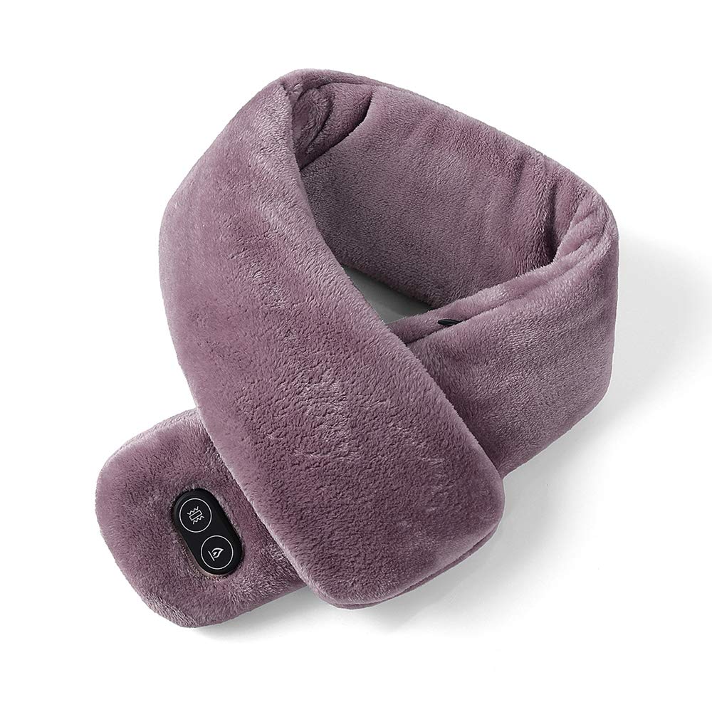 Winter Warm VibrationMassage Scarf Heated Scarf USB Heating Scarf