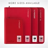 Vault X 12 Pocket Trading Card Zip Binder 480 Cards Red view 7