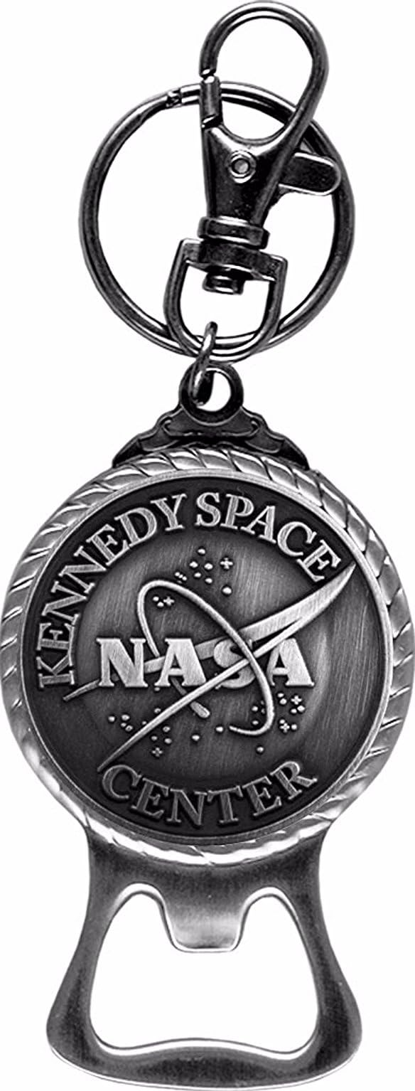 NASA Kennedy Space Center Bottle Opener Key Ring