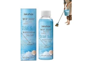 Mop Soap, Brazilian Waves Mediterranean Sea Salt Scent - Highly Scented Floor Cleaners for Hardwood, Laminate, Vinyl Floors, 