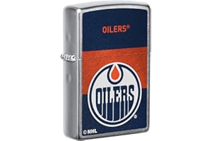 Zippo 2021 NHL Edmonton Oilers Street Chrome Pocket Lighter
