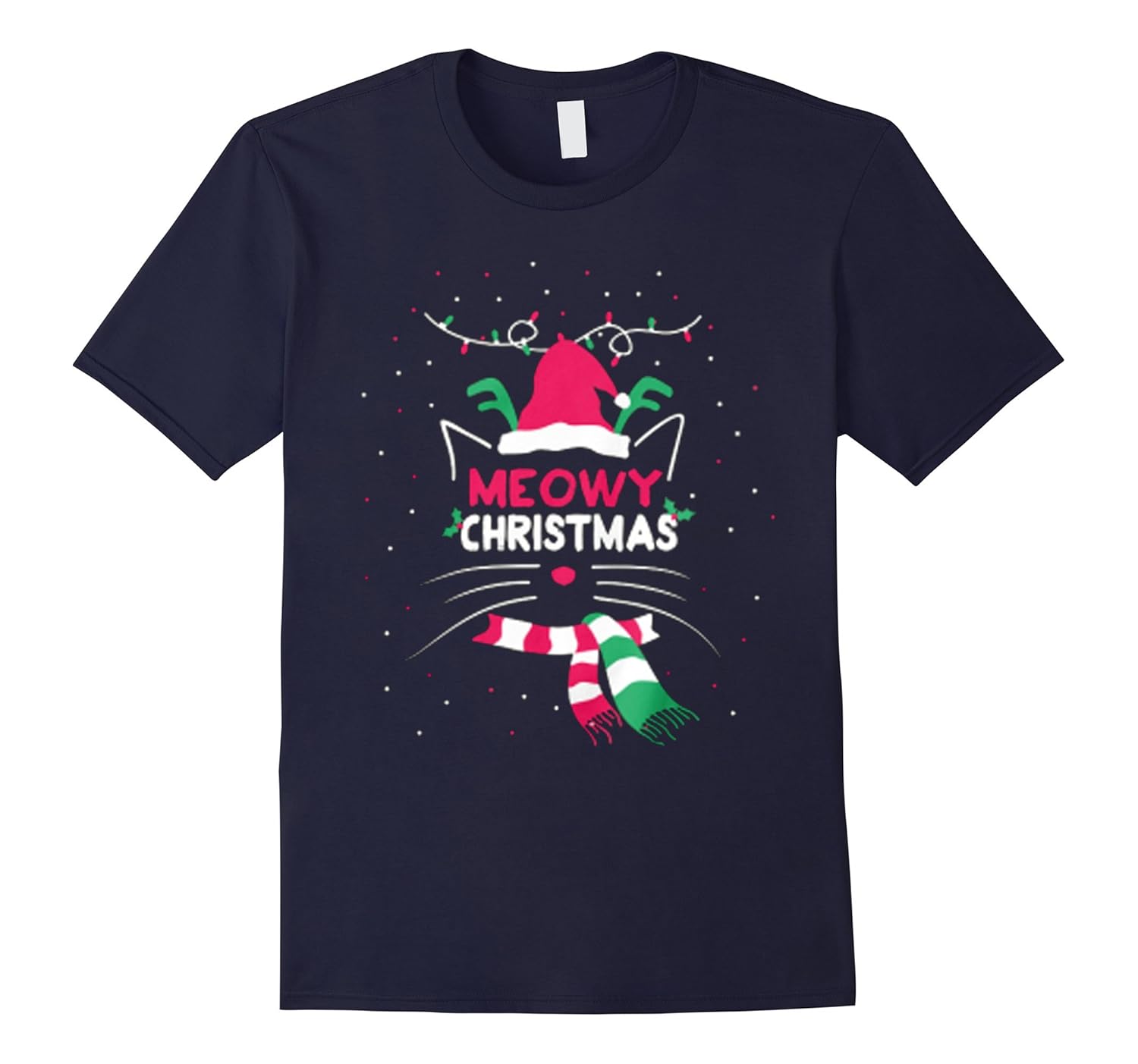 Meowy Christmas T Shirt-ANZ