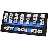 Astro Pneumatic Tool 74310 10-Piece 3/8" Drive Flex Socket Set - 6 Point - Metric