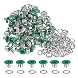 HARFINGTON 100PCS Grommets Eyelets 1/5 Inch