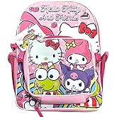 Fast Forward Hello Kitty and Friends Kids Backpack with Lunch Bag Set, 16 inch, Pink