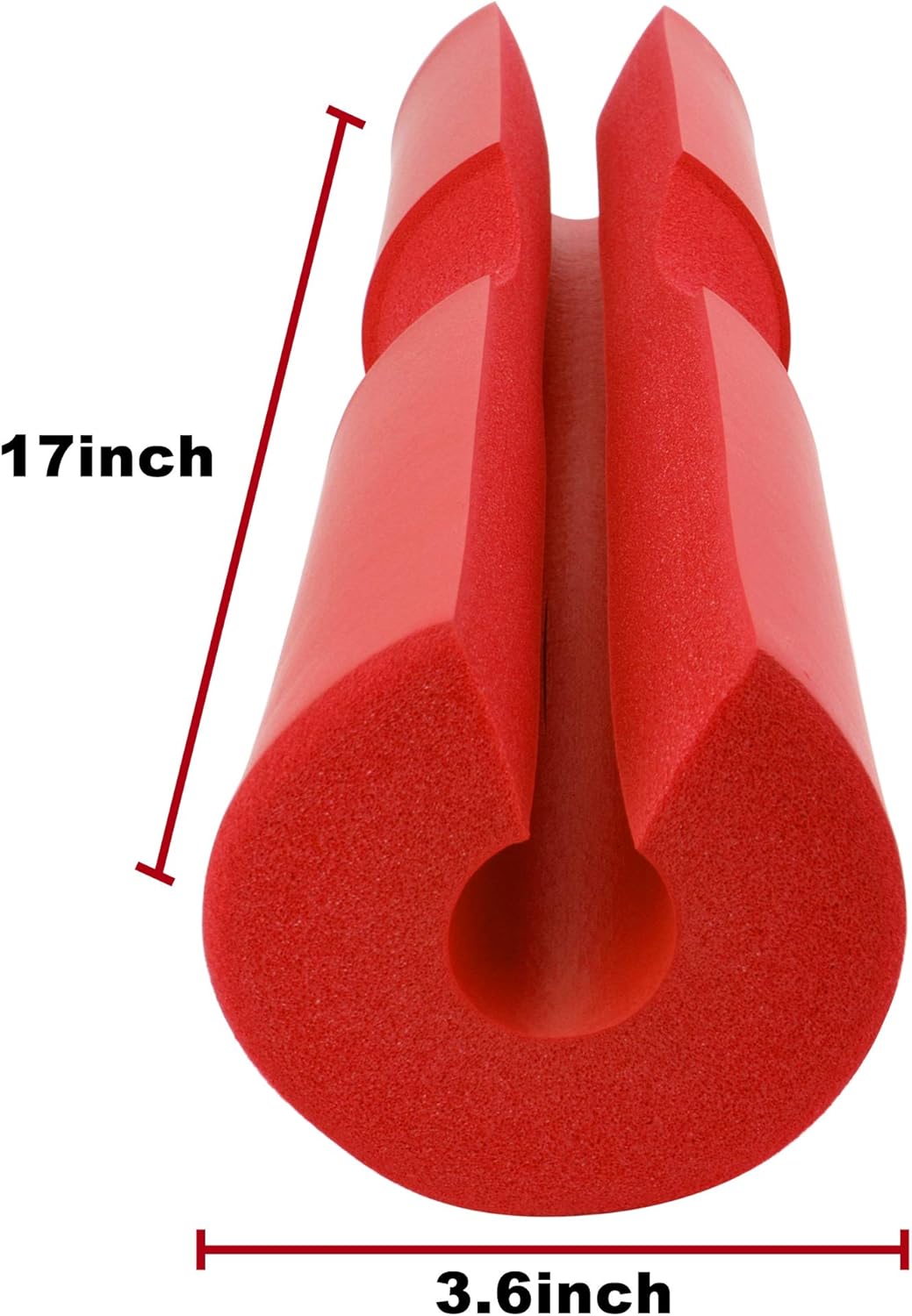 REEHUT Barbell Squat Pad - Advanced Neck & Shoulder Ergonomic Protective Pad Support for Squats, Lunges & Hip Thrusts - Fit Standard and Olympic Bars Perfectly Red : Sports & Outdoors