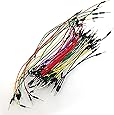 fitTek 65 Pcs Assorted Length Multicolored Flexible Solderless Breadboard Jumper Wires