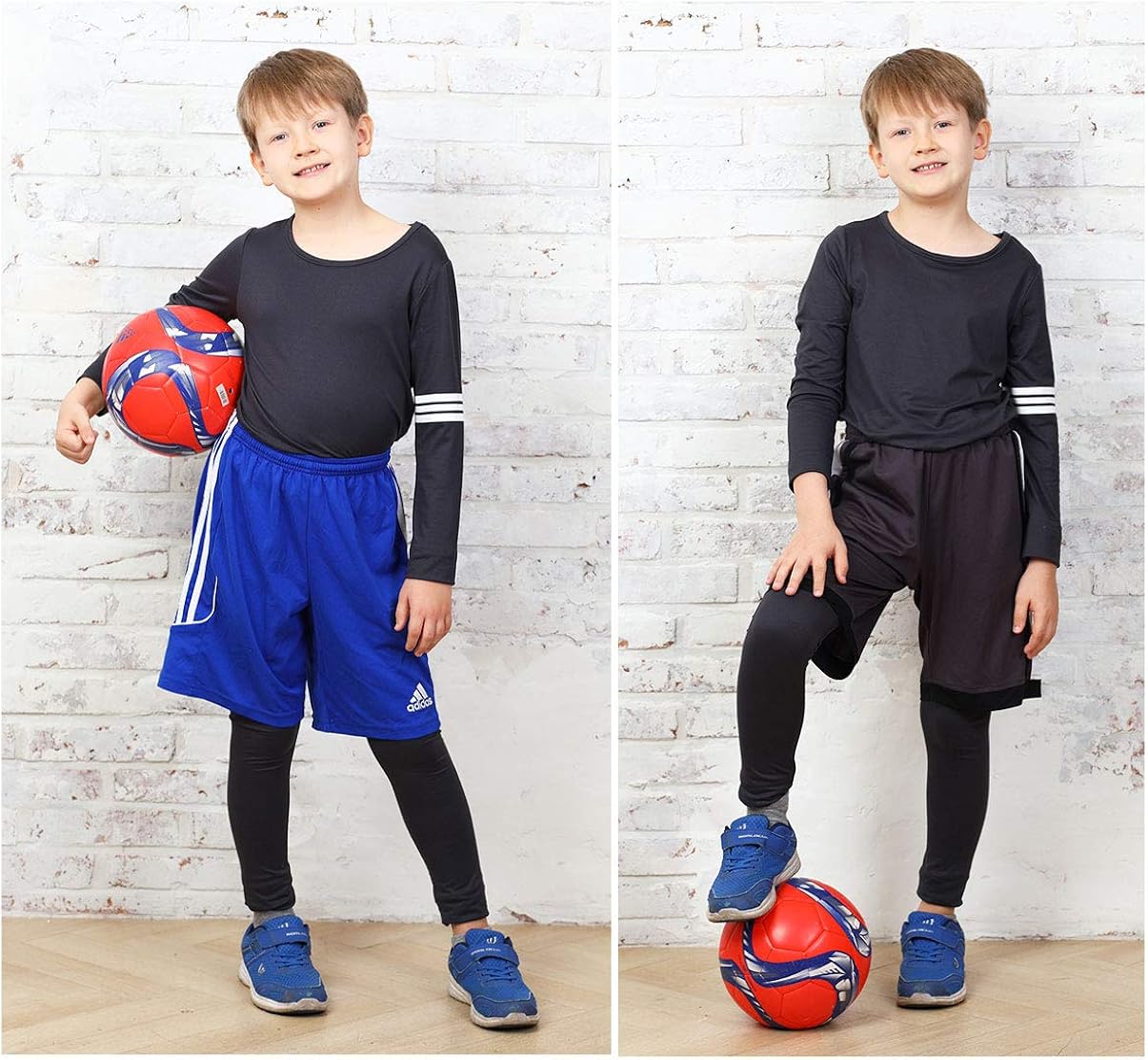 Short Fleece Lined Sporty Thermal Underwear Set for Boys and Girls Superb Base Layer Pajamas Long John Set.: Clothing