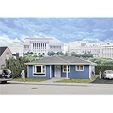 Walthers Cornerstone Framed Ranch Tract House 933-3775 HO Scale Model Railroad - Structure Kit