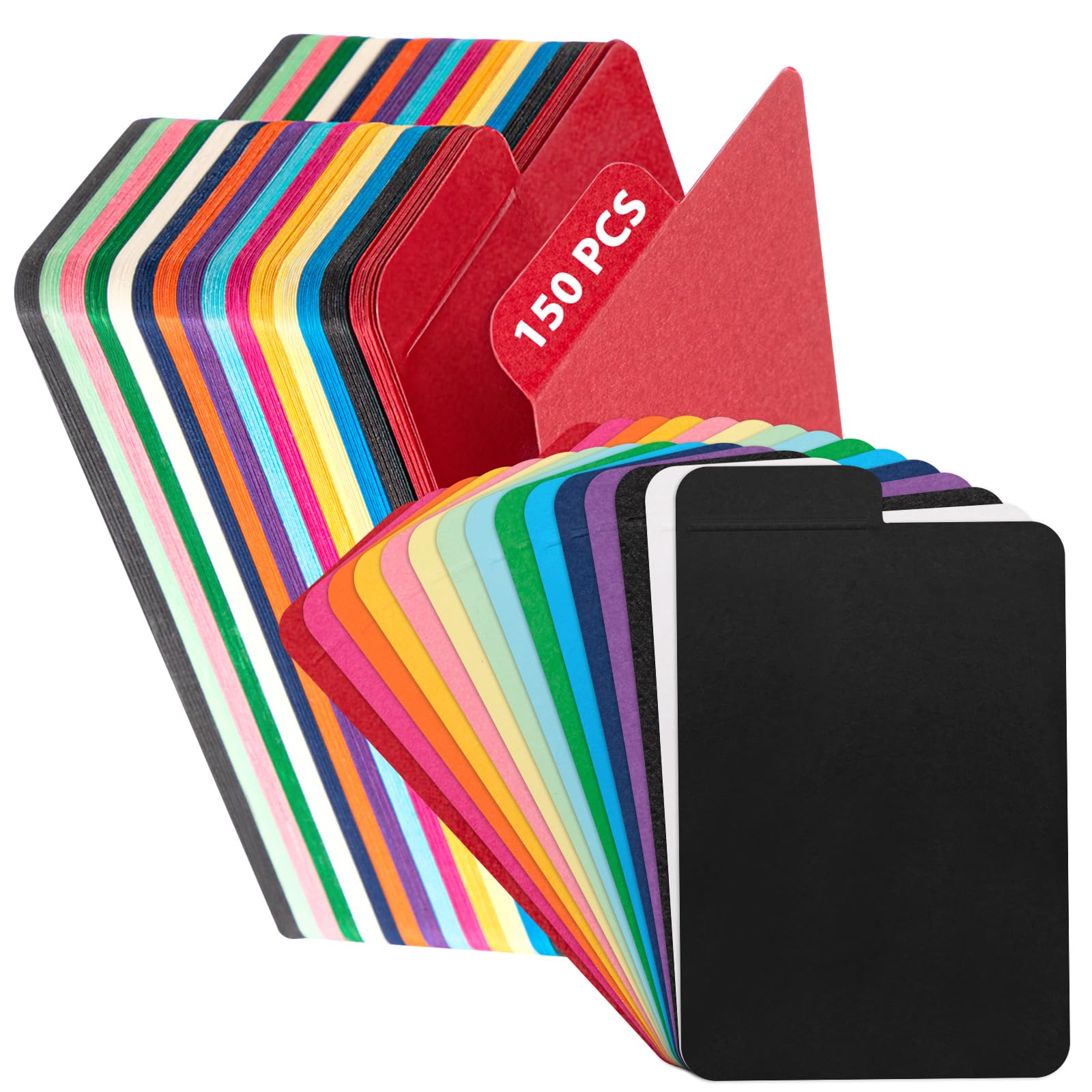 Photo 1 of Marspark 150 Pcs Trading Card Dividers Multicolor Page Dividers for Vertical Trading Card Storage Boxes 3. 7 x 2. 6 Inches for Baseball//TCG/Sports Cards Organizer, 15 Colors