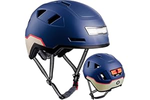 XNITO Bike Helmet with LED Lights - Urban Bicycle Helmet for Adults, Men & Women - CPSC & NTA-8776 Dual Certified - Class 3 E-Bikes, Scooters, Onewheel, Commuter, Mountain