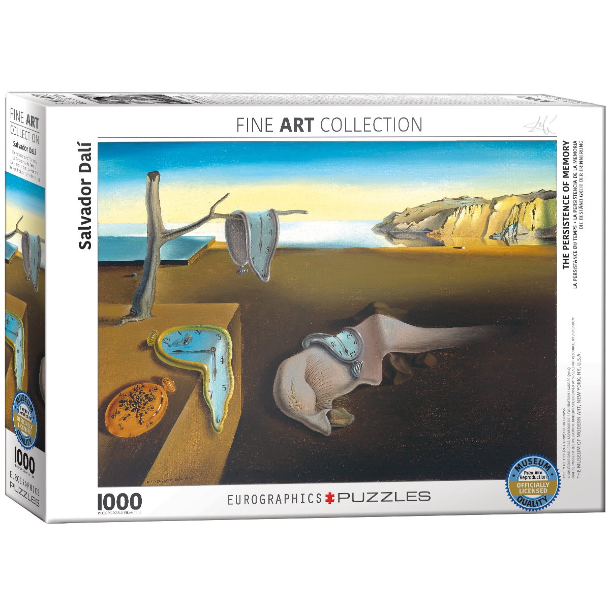 The Persistence of Memory by Salvador Dali 1000-Piece Puzzle