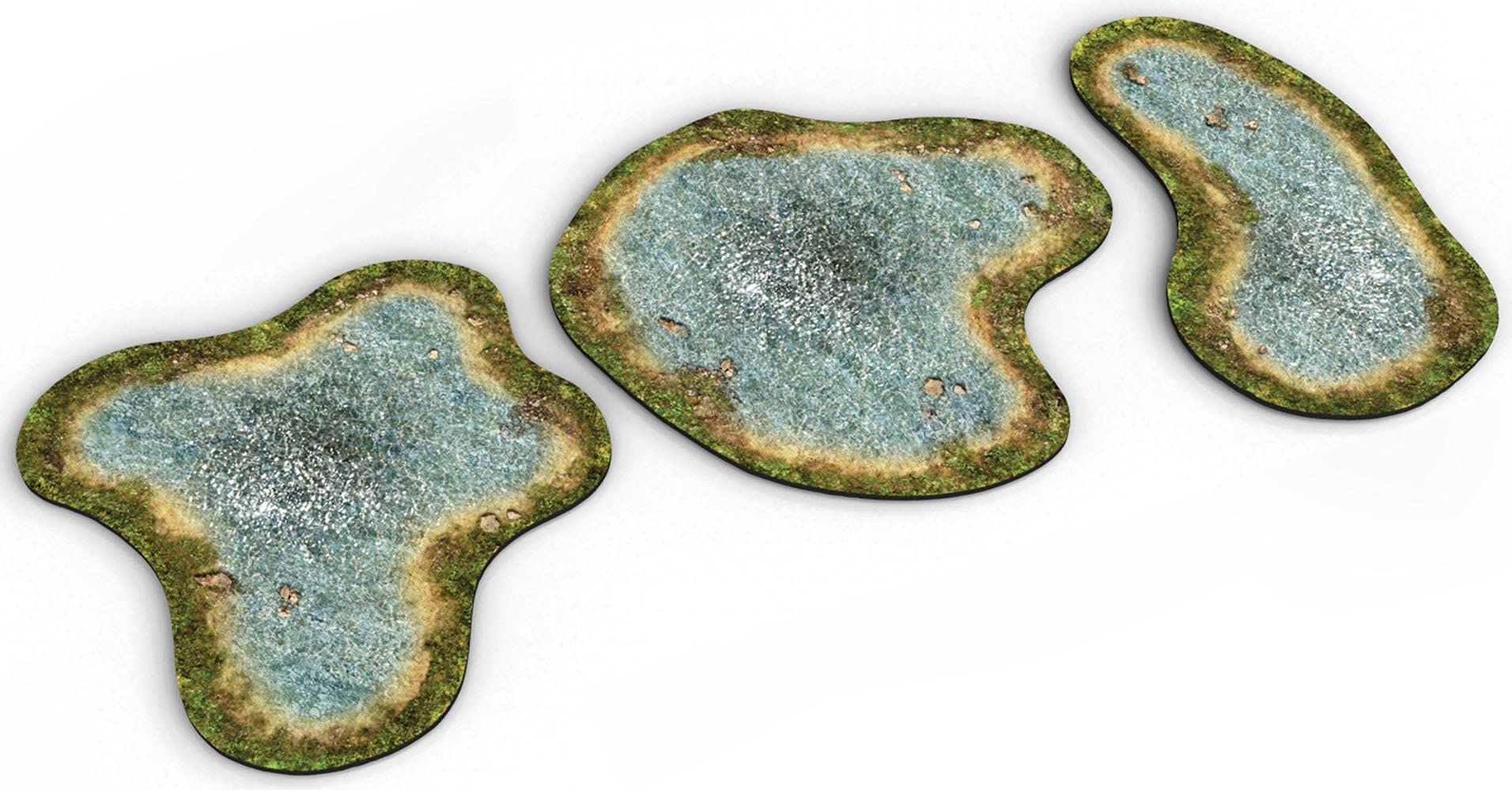 2D terrain - pond compatible with Warmachine & Hordes, Age of Sigmar, SOIAF, Warhammer 40k and other miniature games and RPGs