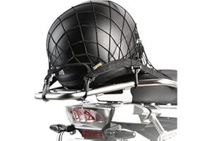 Rhinowalk Motorcycle Travel Luggage Bag (Black, Luggage Net)
