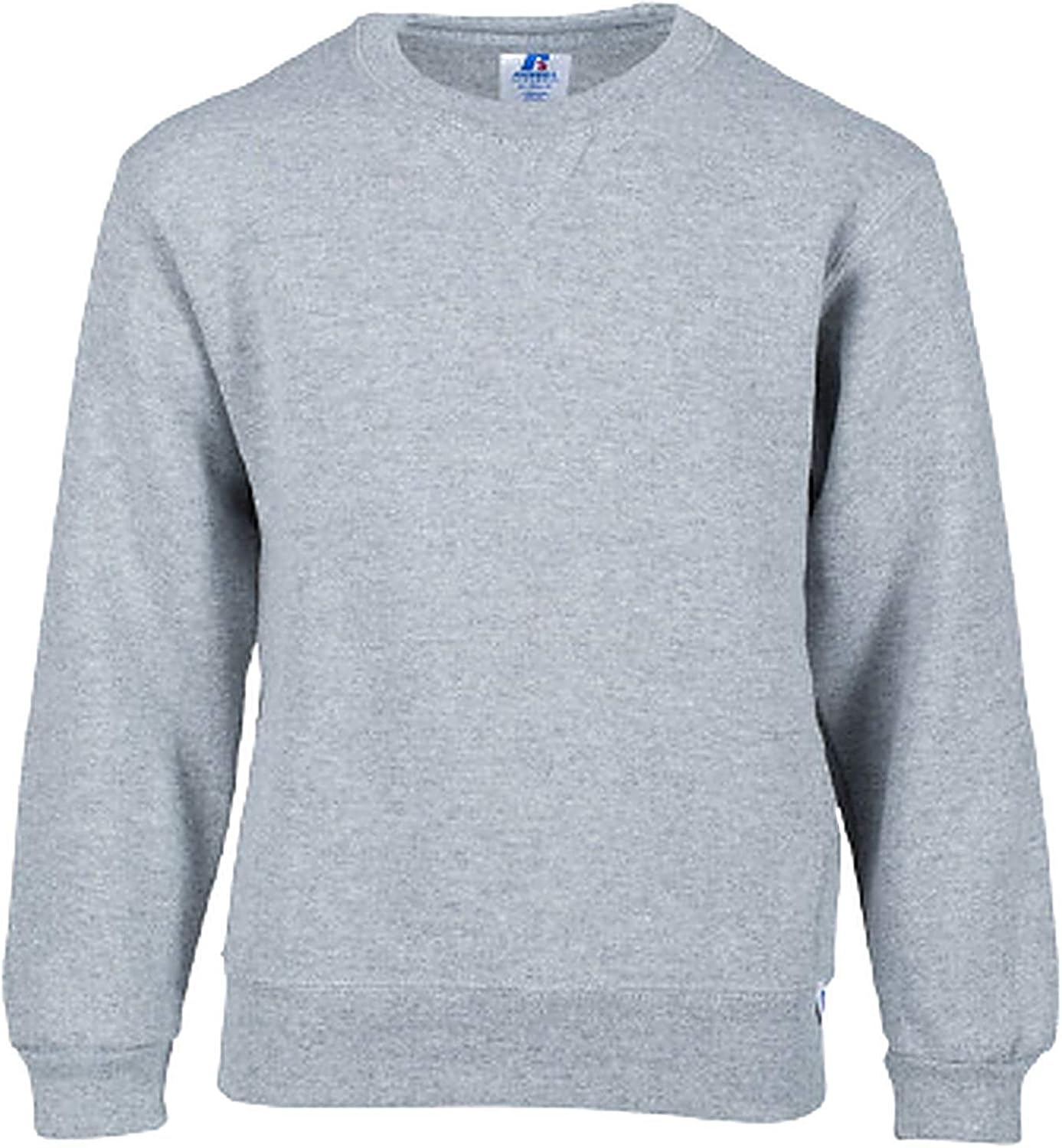 Russell Athletic YOUTH DRIPOWER FLEECE SWEATSHIRT, S, Oxford Clothing