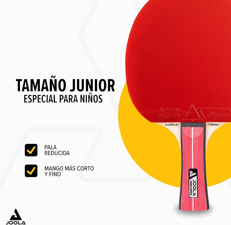 Team Junior Pala de Tenis de Mesa, Unisex adulto, Multicolor, Única — foto 2 de 7