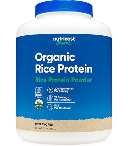 NOW Foods Pea Protein Isolate – 5lb – 100% Pure Vegan Non-GMO Powder