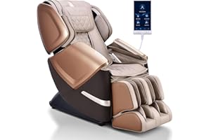 MYNTA 2025 4D Massage Chair for Full Body, 4D+2D Dual Mechanism with Waist & Shawl Heating, Zero Gravity Recliner Foot & Calf Massage, Extended SL-Track, Music Sync with Hi-Fi Bluetooth Speaker