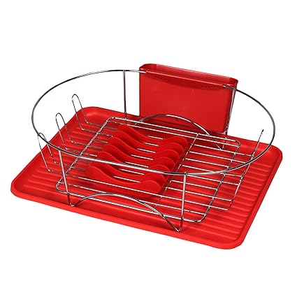 red dish rack amazon